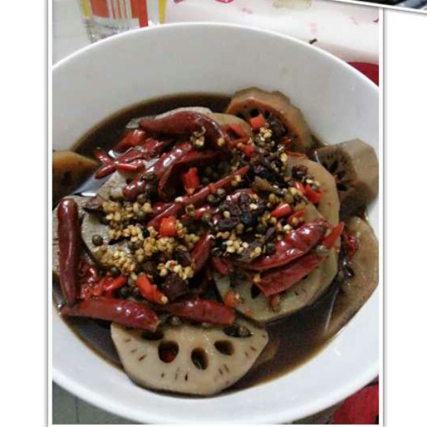 酱辣藕片的做法
