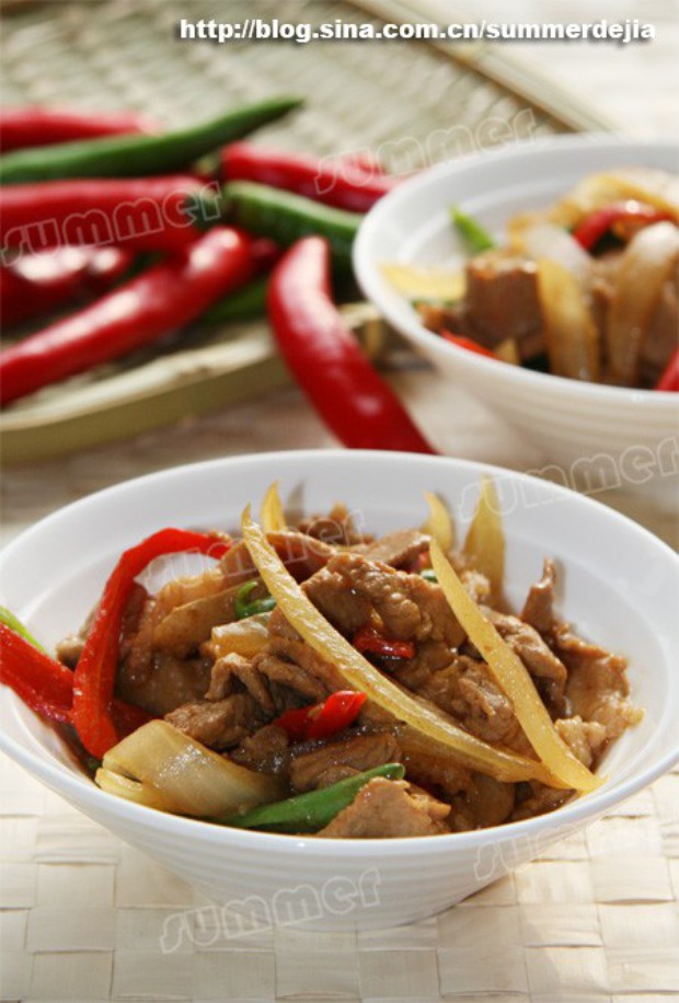 家常小炒肉的做法