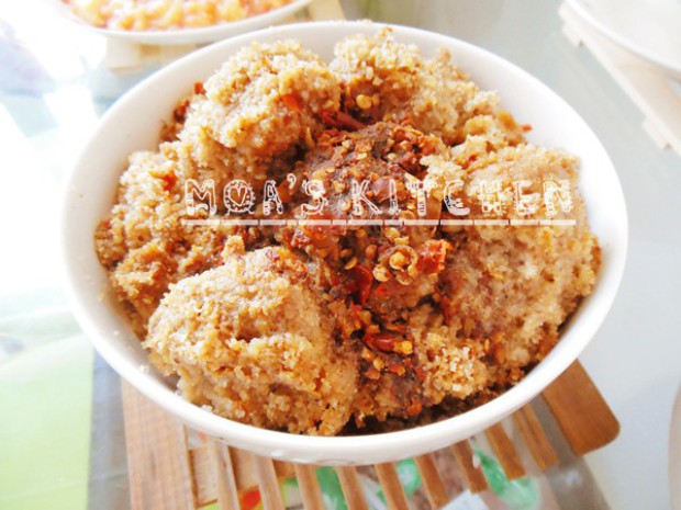 辣味粉蒸排骨的做法