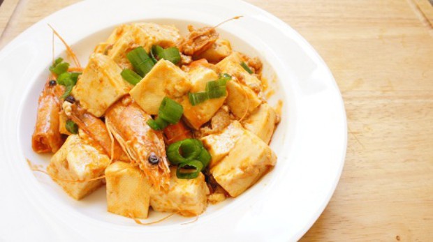 虾油肉末豆腐的做法