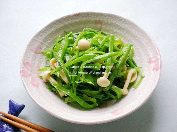 荷兰豆小炒的做法