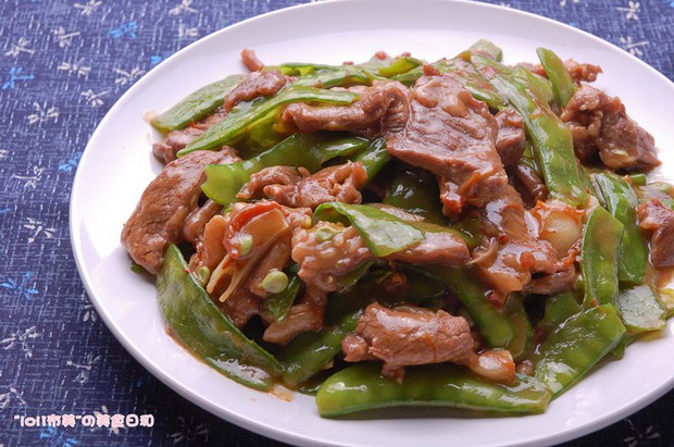 XO酱牛肉荷兰豆的做法