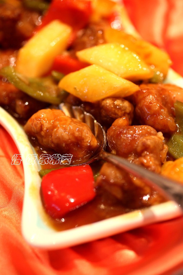 菠萝咕老肉的做法