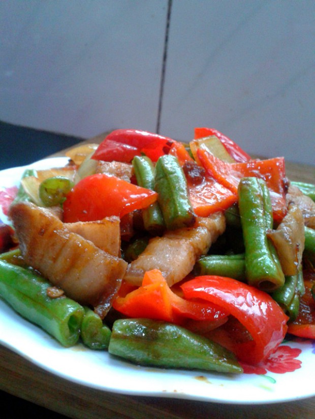 酱爆四季豆的做法