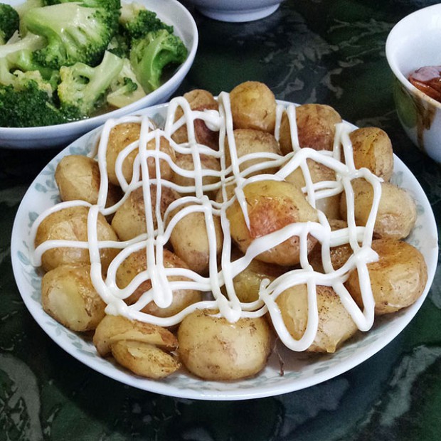 椒盐烤小土豆的做法