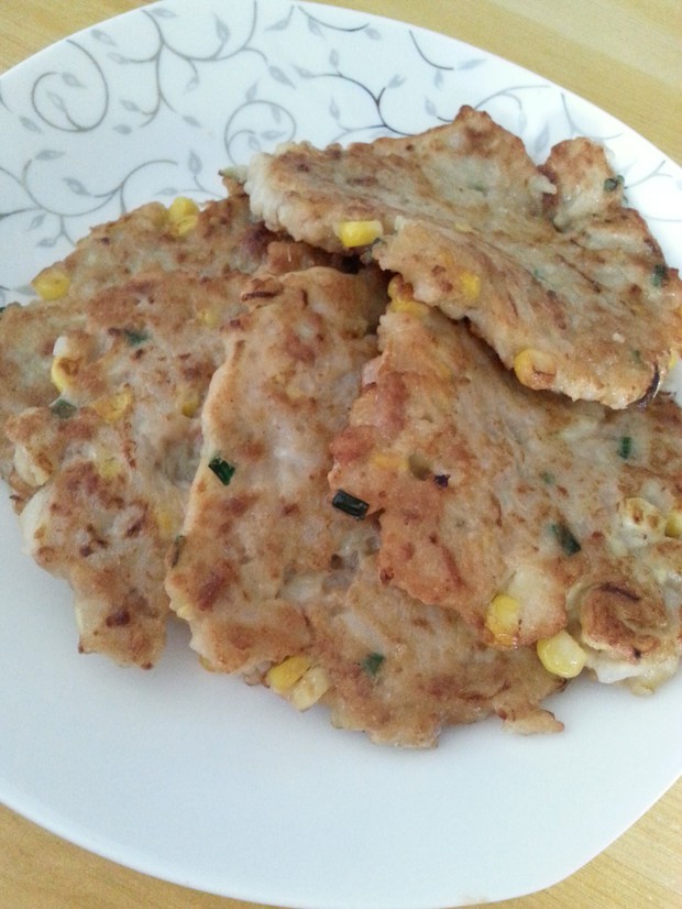 早餐-米饭肉饼的做法