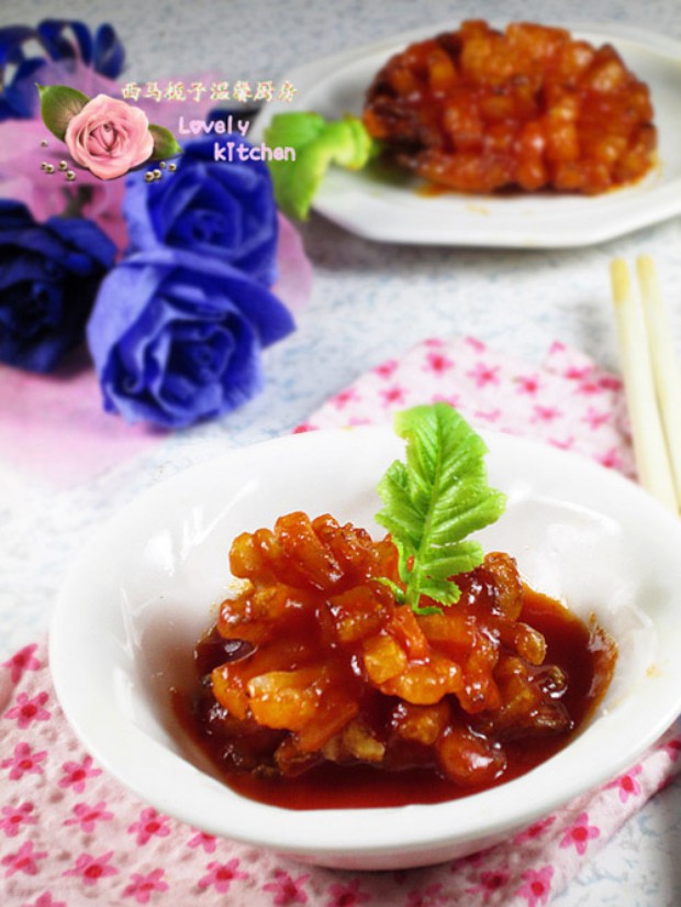 物美价廉的茄汁萝卜花的做法