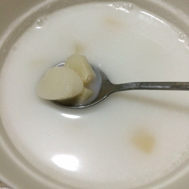 椰汁荸荠小圆子的做法
