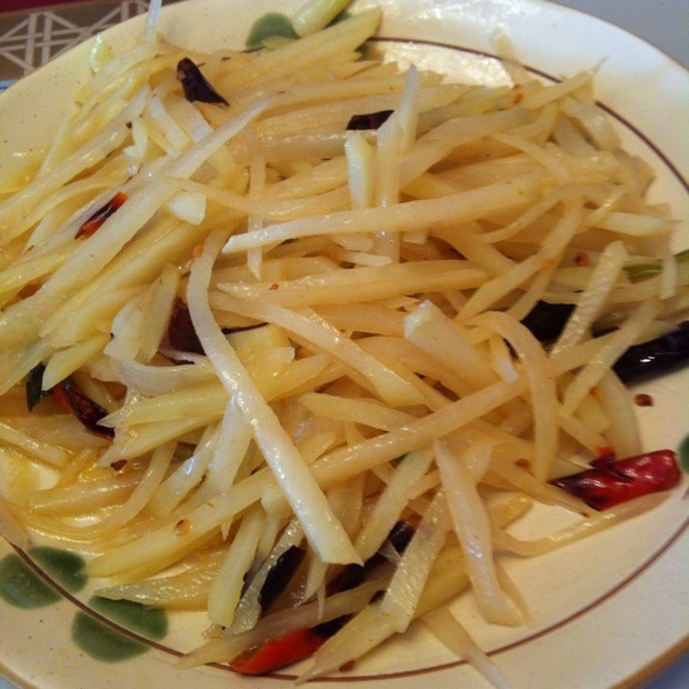 酸辣土豆丝的做法