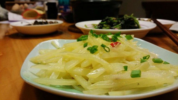 酸辣土豆丝的做法