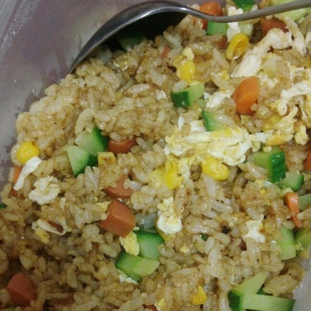 咖喱炒饭的做法