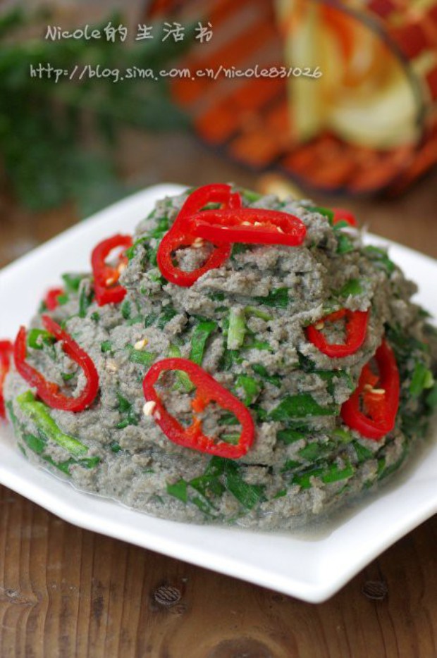 春韭小豆腐的做法