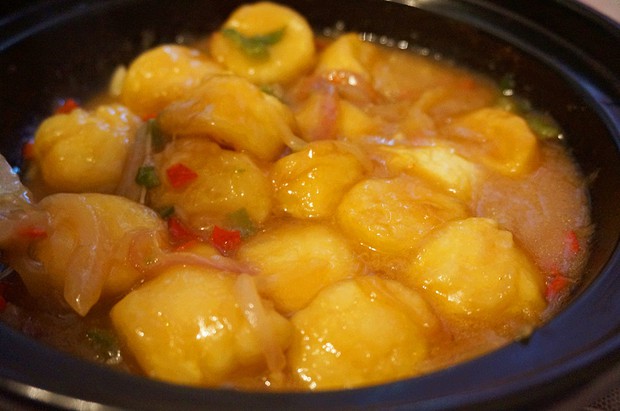 铁板日本豆腐的做法