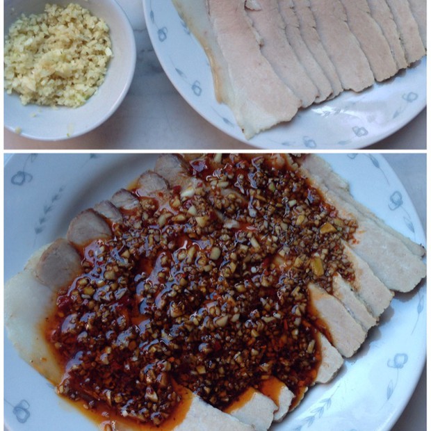 蒜泥白肉的做法