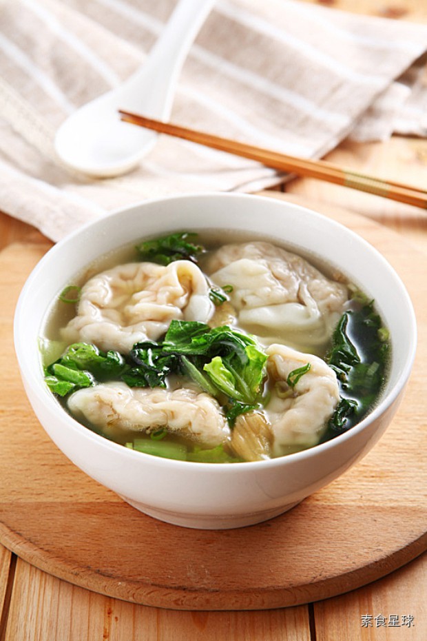 青菜香菇馄饨的做法