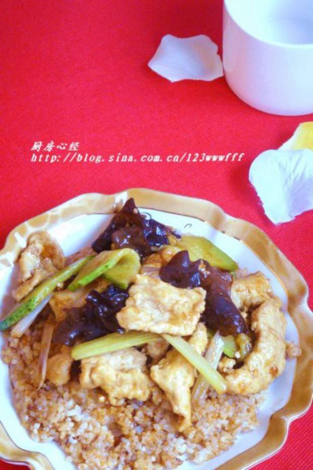 过油肉盖饭的做法