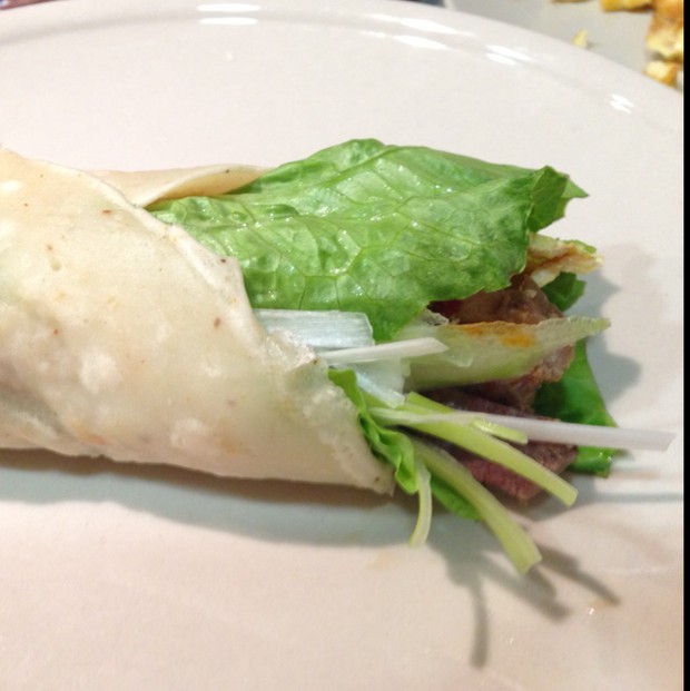 牛肉卷饼的做法