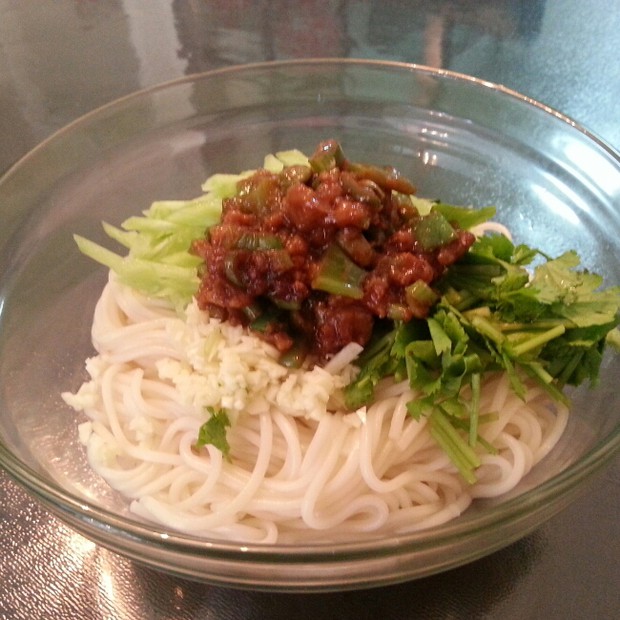 豆角凉拌面的做法
