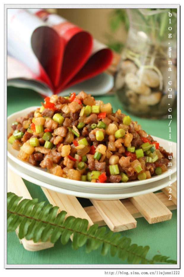 酸豆角炒肉的做法