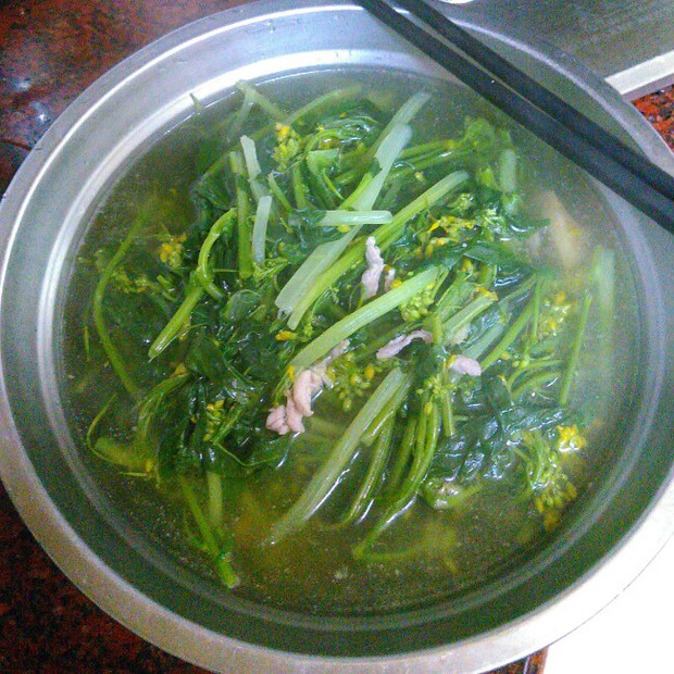 老少皆宜的瘦肉菜心汤的做法