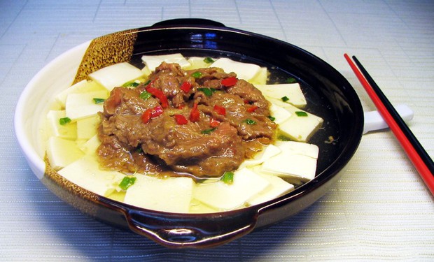 豆腐牛肉的做法