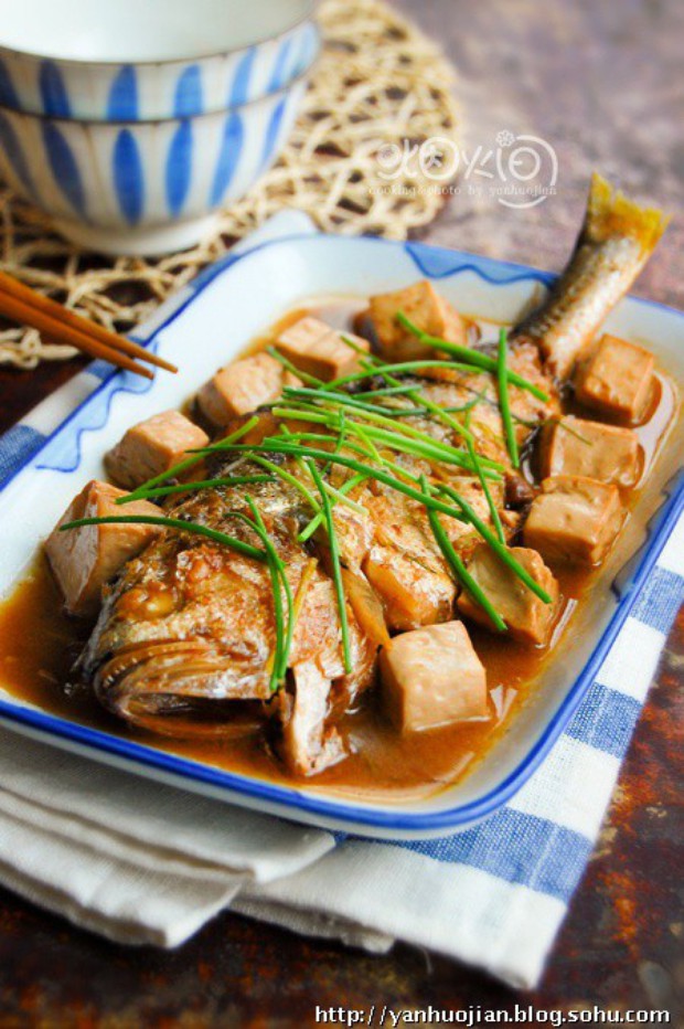 黄鱼烧豆腐的做法