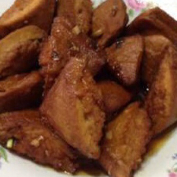 豆腐干塞肉的做法