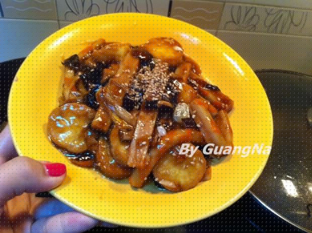 鱼香蟹板日本豆腐的做法