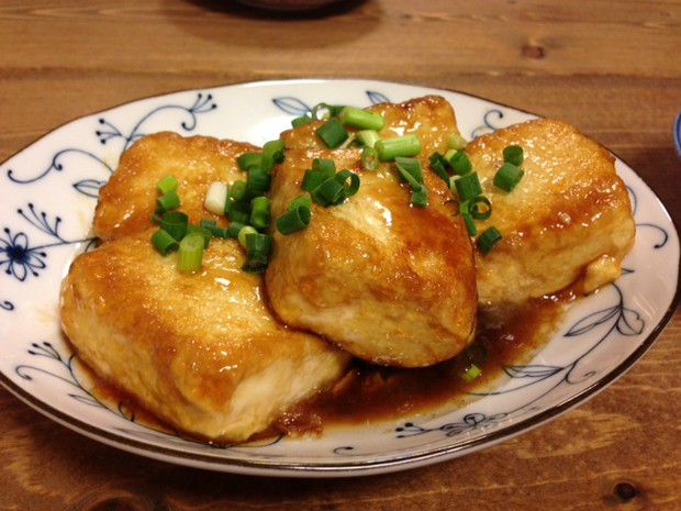 快手日式煎豆腐(扬出豆腐)的做法