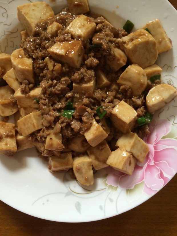 肉末豆腐的做法