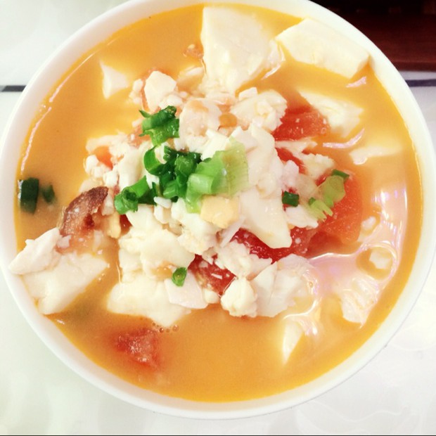 蟹黄豆花(低热量版)的做法