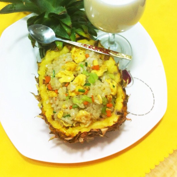 菠萝饭的做法
