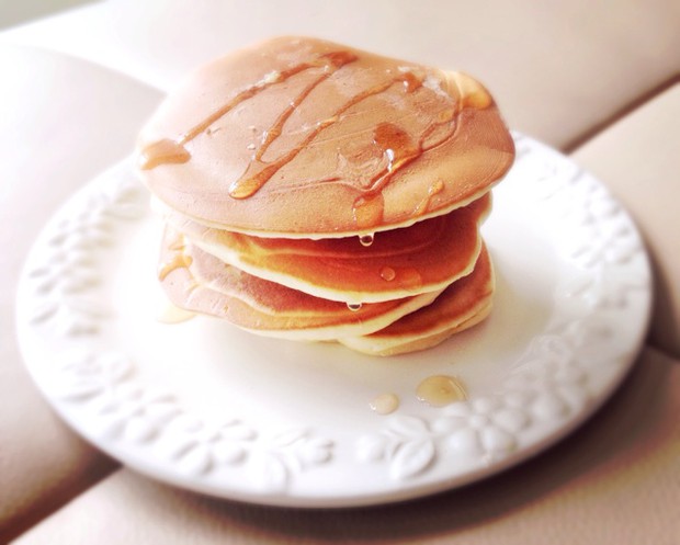 森永松饼粉之焦糖热松饼的做法