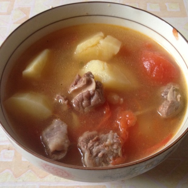 番茄土豆牛腩(压力锅简易版)的做法