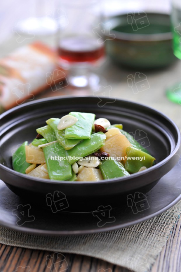扁豆炒土豆——文怡的做法