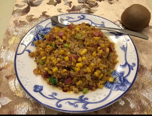辣味蛋炒饭的做法