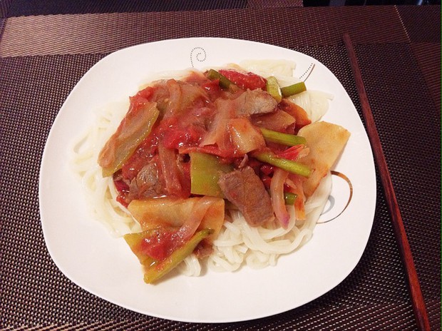 过油肉拌面的做法