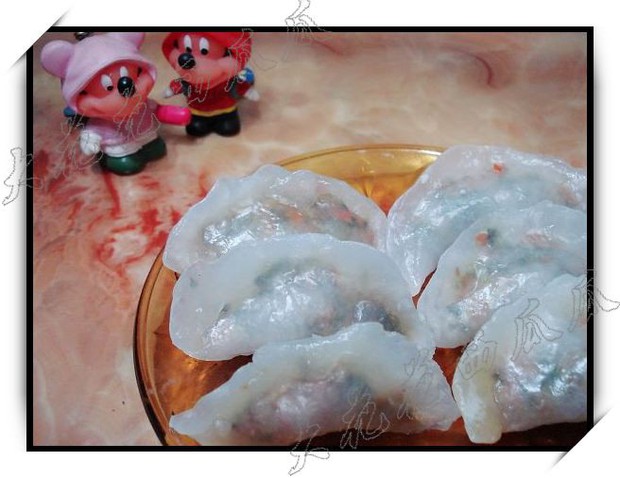 水晶素虾饺的做法