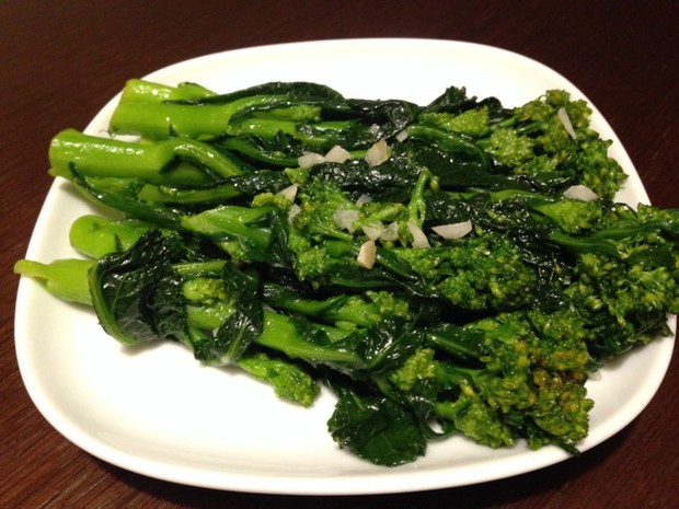 蒜蓉炒菜心的做法