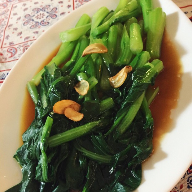 美姬家--懒人版白灼菜心的做法