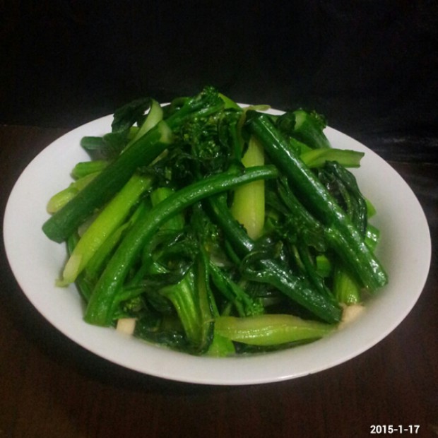 爆炒菜心的做法