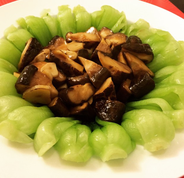 香菇菜心的做法