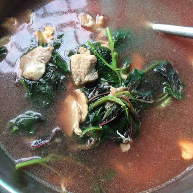 苋菜瘦肉汤的做法