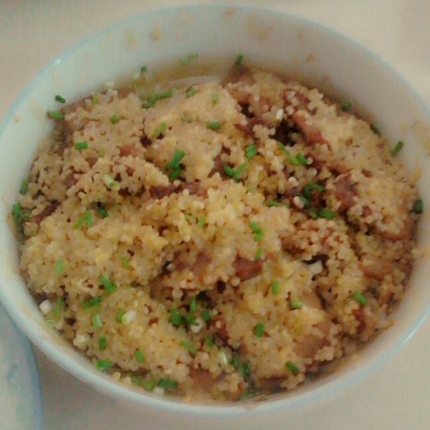 小米粉蒸肉的做法