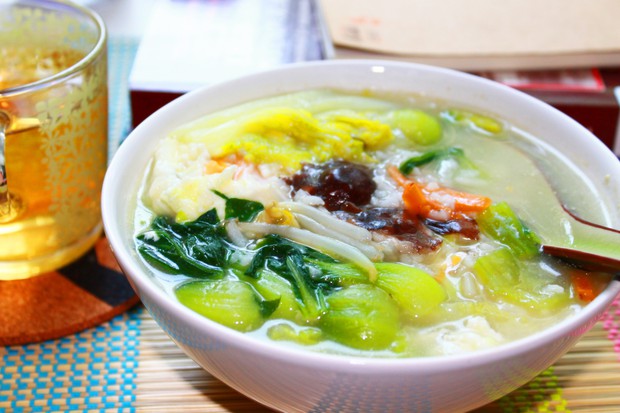 杂蔬泡饭的做法