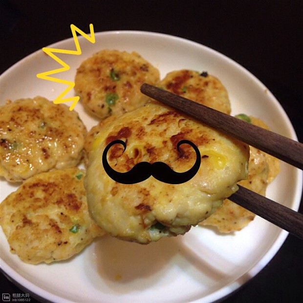 高蛋白减肥鸡肉饼的做法