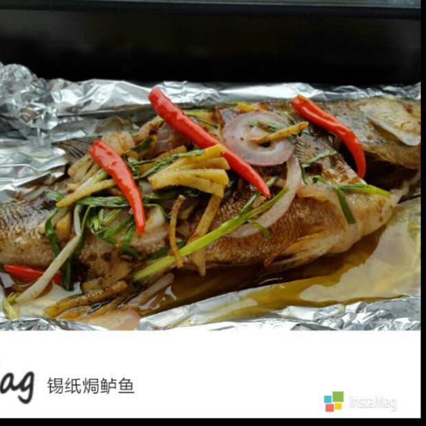 锡纸焗鲈鱼的做法