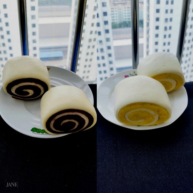 双色馒头的做法