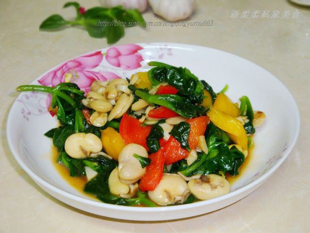 牙豆素炒穿心莲的做法