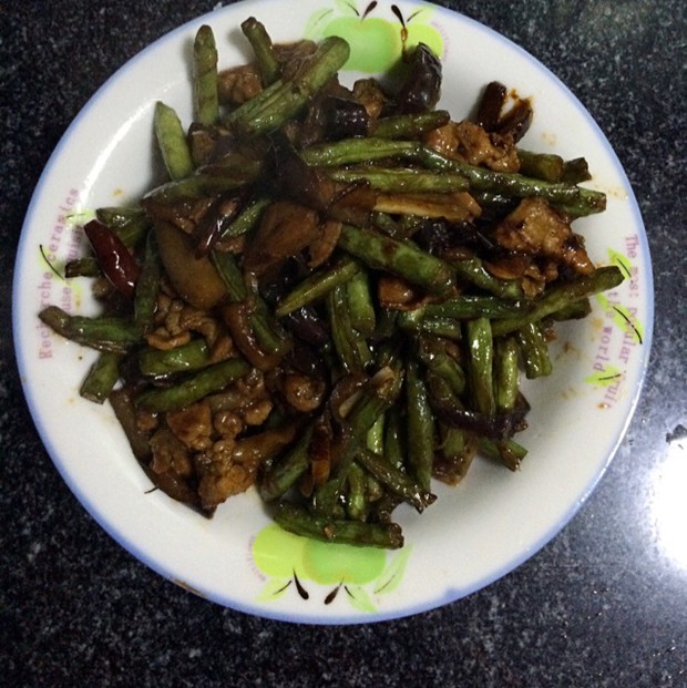 豆角茄子五花肉的做法
